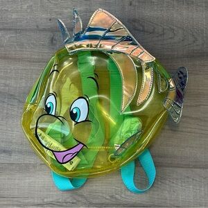 Disney The Little Mermaid Flounder Backpack Swim Bag Disney Store